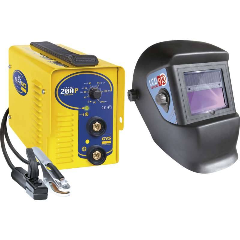 Pack GYS 031579 Poste de soudure Bundle GYSMI 200P + Masque LCD TECHNO 9/13 Gys - Imagen 1
