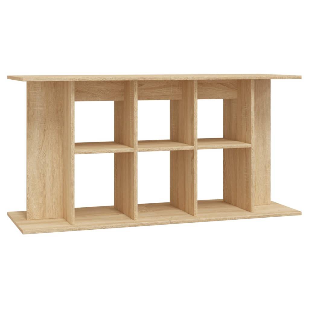 Meuble pour Aquarium Bois d'Ingénierie pour Salon avec Rangement 120x40x60 cm Chêne - ComfortXL Outdoor Living - Image 2