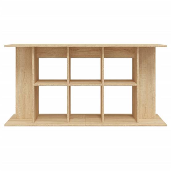 Meuble pour Aquarium Bois d'Ingénierie pour Salon avec Rangement 120x40x60 cm Chêne - ComfortXL Outdoor Living - Image 4