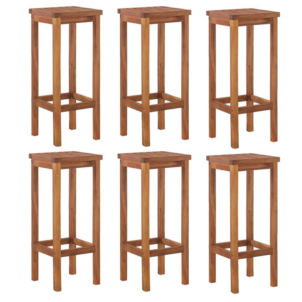 Vidaxl - Ensemble de bar de jardin 7 pcs bois d'acacia solide vidaXL 3154393 - Image 9