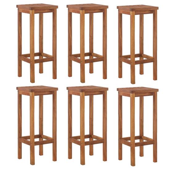Vidaxl - Ensemble de bar de jardin 7 pcs bois d'acacia solide vidaXL 3154393 - Image 6