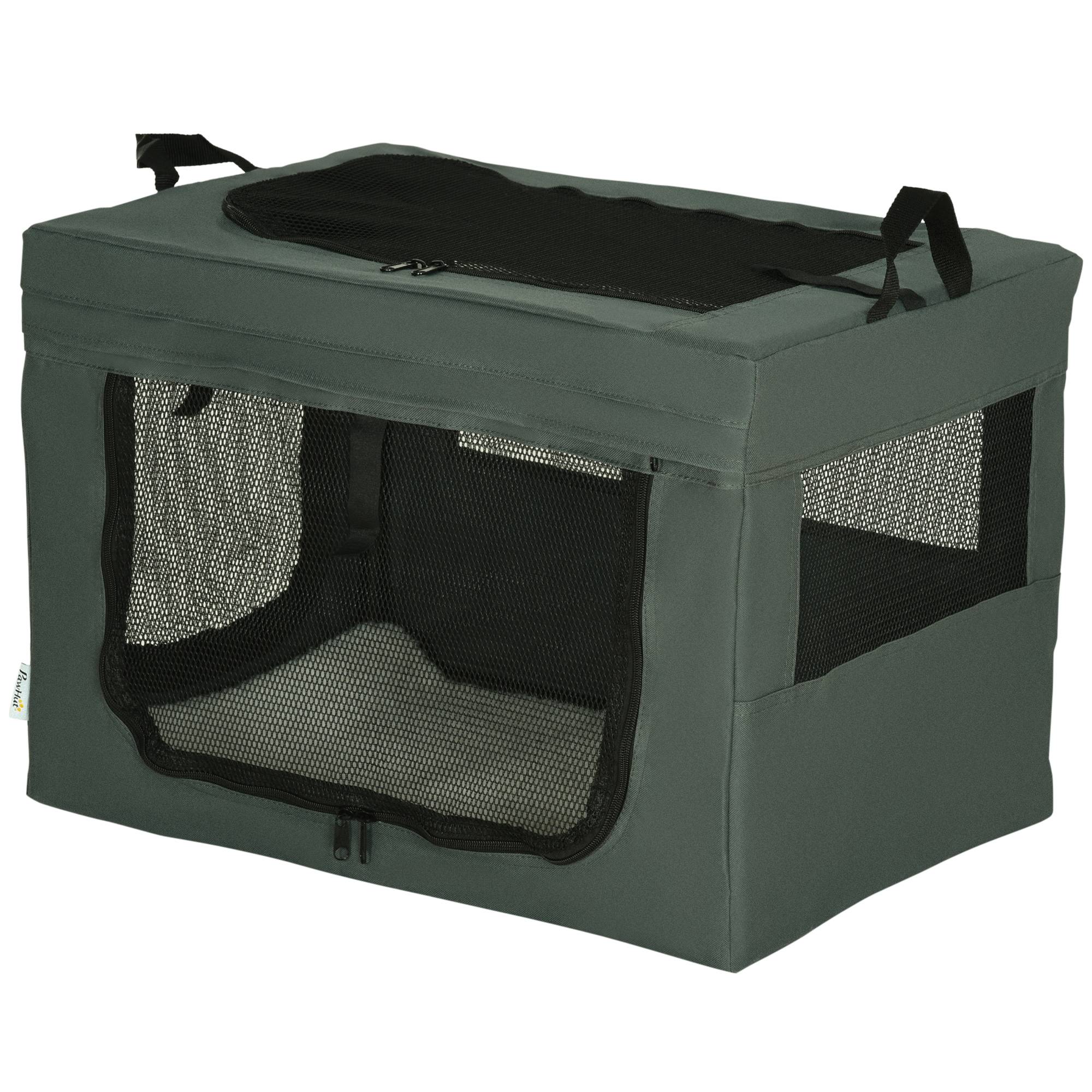Sac de transport chat chien acier et Oxford voyage serein coussin inclus gris - ComfortXL Outdoor Living - Image 2