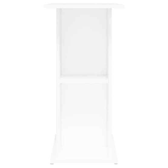 Support Aquarium Bois Ingénierie avec Étagères de Rangement 75x36x72,5 cm Blanc - ComfortXL Outdoor Living - Image 5