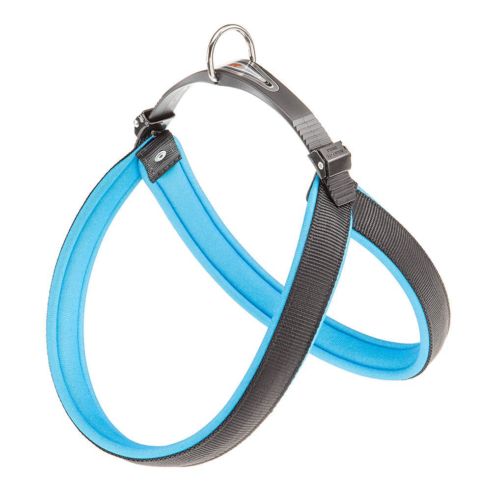Ferplast - Ferplast Harnais ergonomique pour chiens AGILA FLUO 7, ajustement parfait, fermeture à double micro-régulation, rembourrage souple, A=B 63÷71 cm 25 mm - Imagen 1