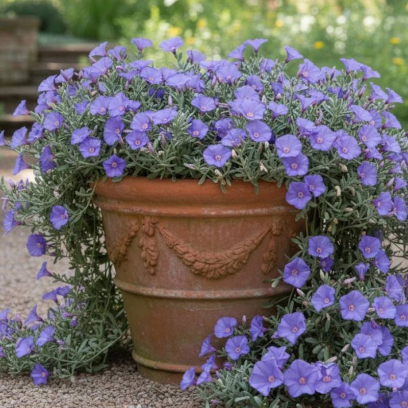Liseron de Mauritanie, Convolvulus à fleurs Blanche/ - feuillage Persistant - Godet - 5/20 cm - Imagen 1