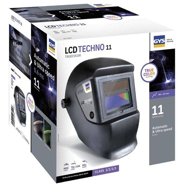 Casque de soudeur LCD Techno 11 Noir True Color - GYS - 64997 - Image 8