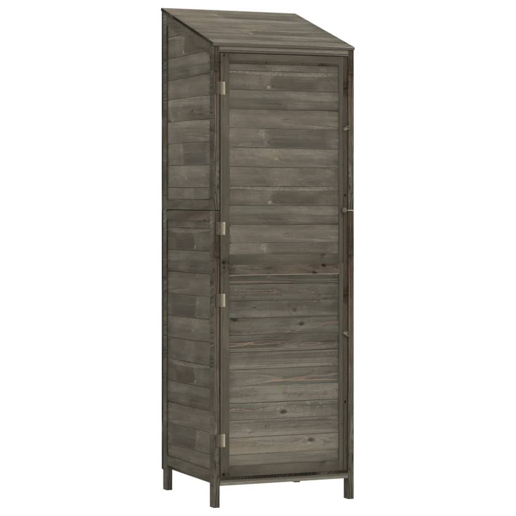 Vidaxl - Remise de jardin Anthracite 55x52x174,5 cm Bois de sapin solide vidaXL 152188 - Image 2
