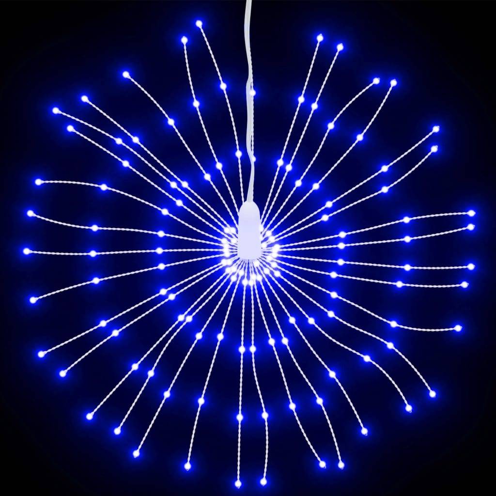 Lot 8 Étoiles Rayonnantes LED 8 Modes à Piles avec Télécommande Bleu – ComfortXL Outdoor Living - Image 4
