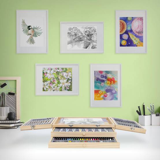 Artina 25pcs Kit Peinture Acrylique Corsica avec Chevalet de Table London – Set Peinture Adulte Débutant Hobby Artiste - Beaux-Arts et Loisirs créatifs Artina 25pcs Kit Peinture Acrylique Corsica avec Chevalet de Table London – Set Peinture Adulte Débutant Hobby Artiste - Beaux-Arts et Loisirs créatifs
