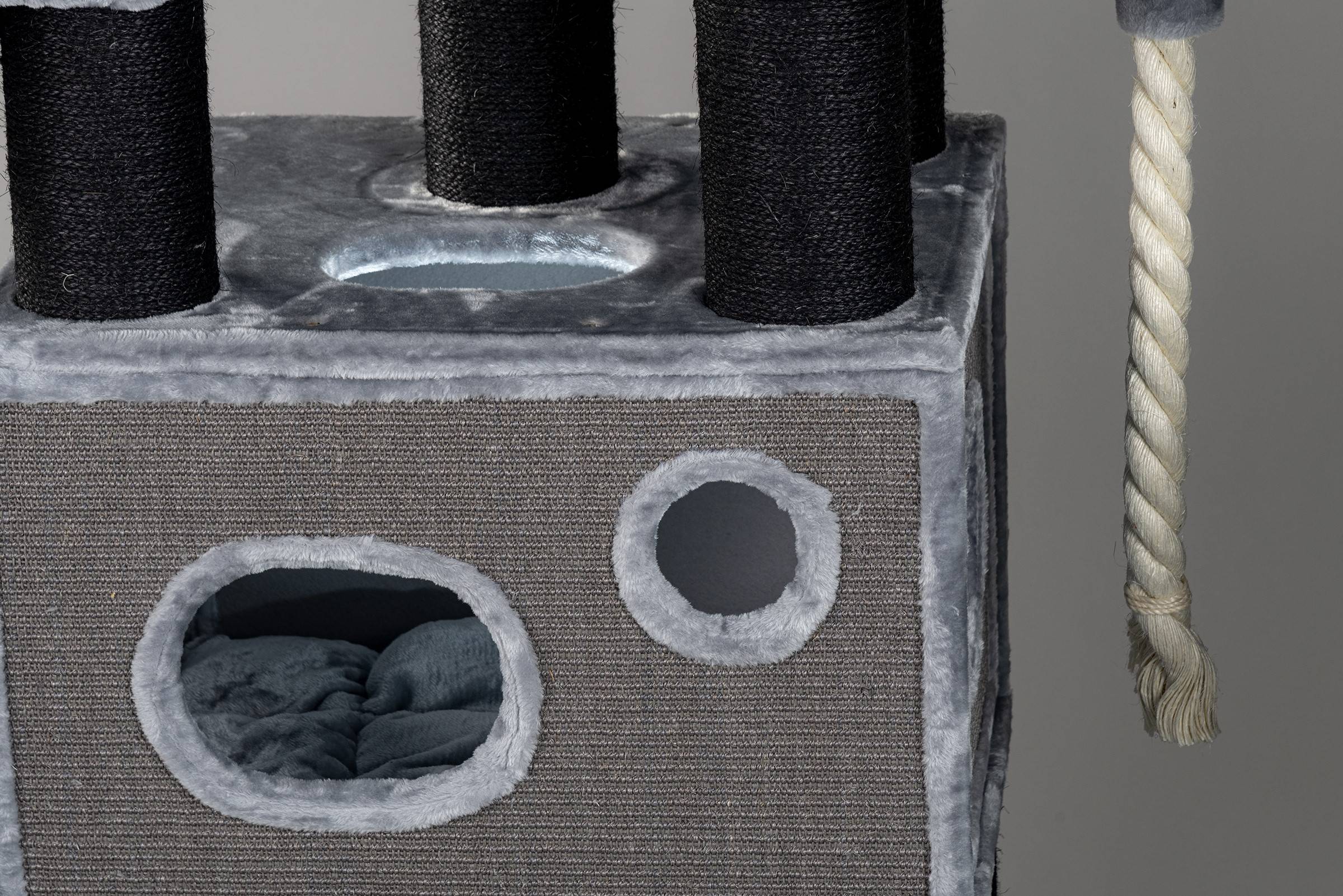 Rhr Concepts Bv - Arbre à chat Royal Cat Palace Blackline (Gris Clair) - RHR Concepts BV - Imagen 7