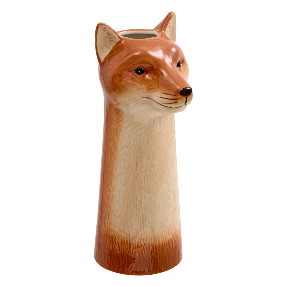 Atmosphera - Vase en céramique renard Lisière H.25cm - Atmosphera Créateur d'intérieur - Image 1
