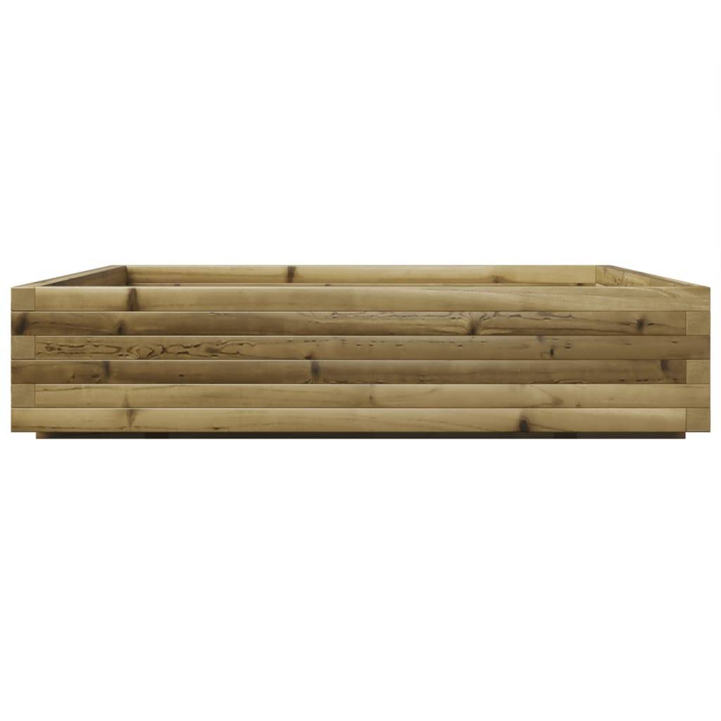Maison Chic - Jardinière, Bac à fleurs, Pot de fleurs 110x110x26,5 cm bois de pin imprégné - Imagen 6