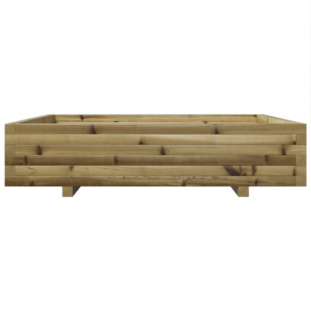 Maison Chic - Jardinière, Bac à fleurs, Pot de fleurs 110x110x26,5 cm bois de pin imprégné - Imagen 5