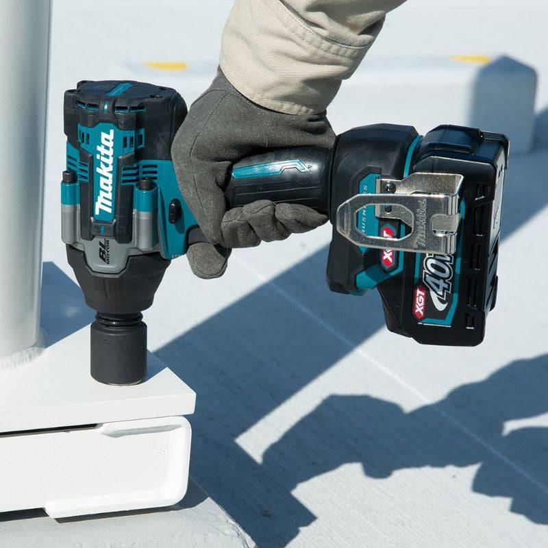 Boulonneuse 1/2'' 760Nm 40V XGT- MAKITA - avec 2 batteries 40V 4,0 Ah + chargeur - MakPac - TW007GM201 - Image 7
