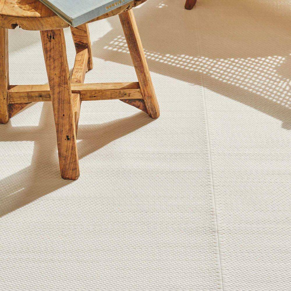 Jardindeco - Tapis extérieur en polypropylène Spargi 1747 blanc 120 x 160 cm  JardinDeco Nazar - Imagen 4