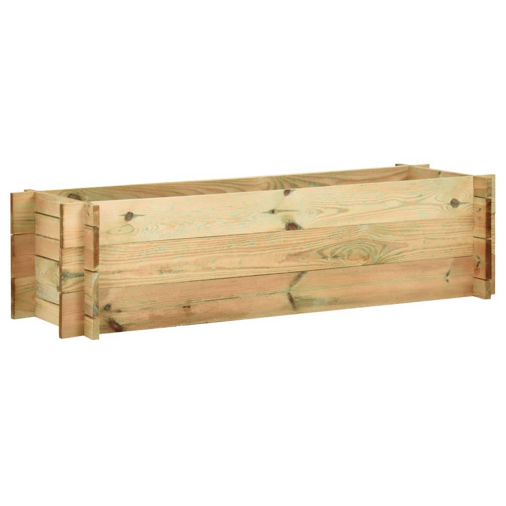Vidaxl - Jardinière surélevée de légumes Bois de pin imprégné 120 cm vidaXL 43349 - Image 1