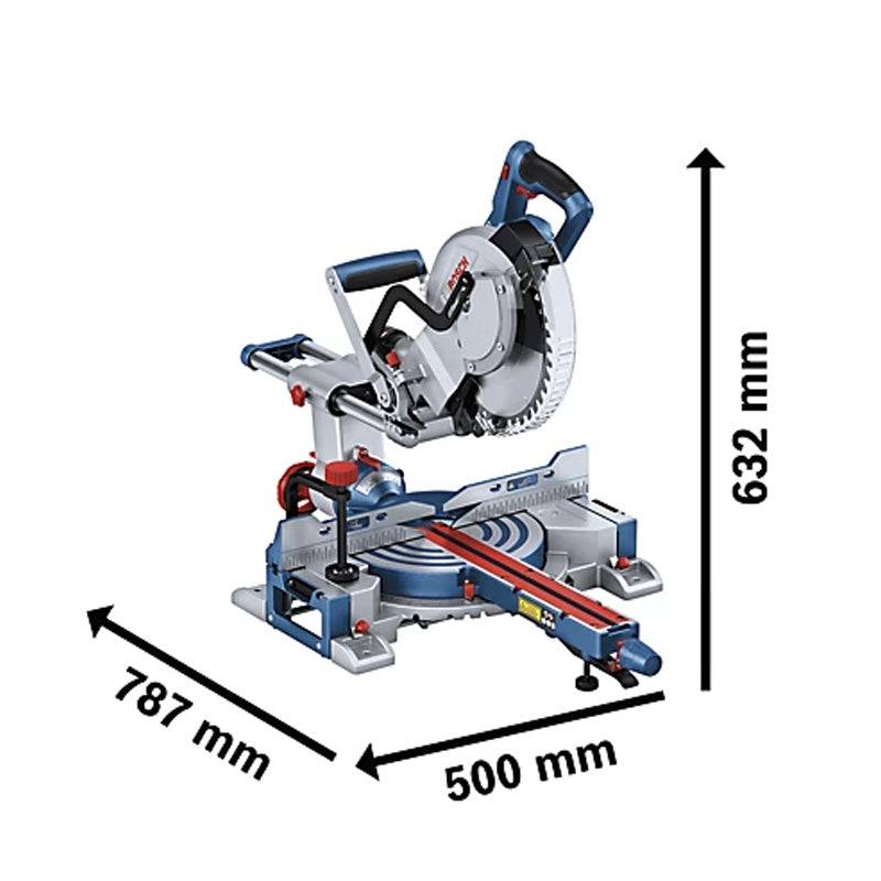Bosch - Scie radiale GCM 18V-254 D Solo | 0601B51100 - Bosch - Imagen 2