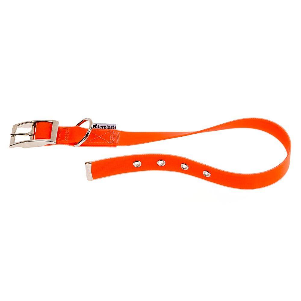 Ferplast - Collier pour Chiens EVOLUTION CF16/37, Hypoallergénique, Lavable, Ajustable, Orange - Imagen 1