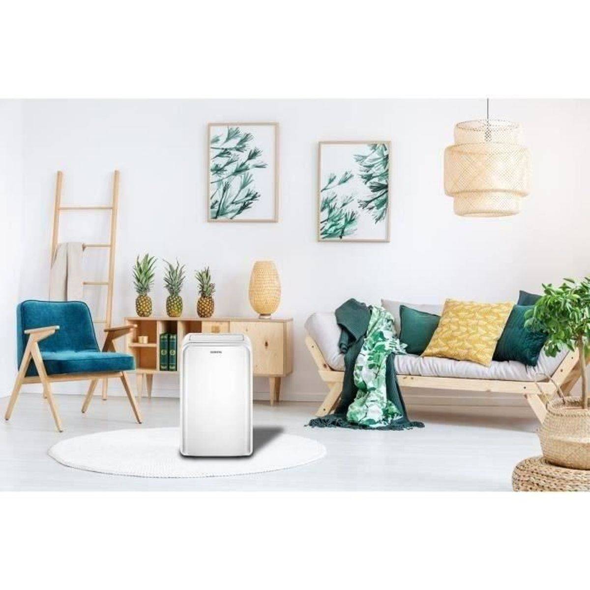 Climatiseur monobloc mobile réversible Océanic 12000 BTU (3530 W) chaud/froid avec déshumidification, LED, jusqu’à 35 m² - Image 5