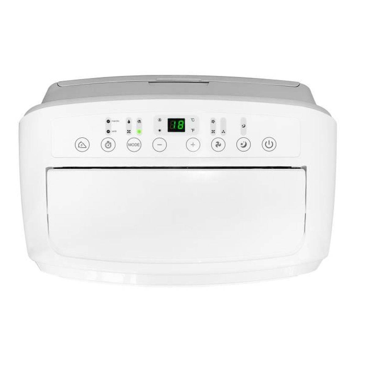 Climatiseur monobloc mobile réversible Océanic 12000 BTU (3530 W) chaud/froid avec déshumidification, LED, jusqu’à 35 m² - Image 7