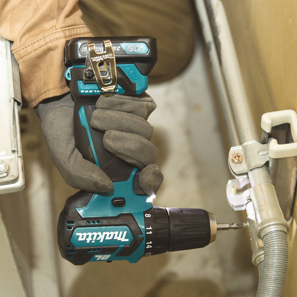 Makita - Perceuse visseuse 12 V CXT Li-Ion - MAKITA - avec 2 batteries 10.8V 4.0Ah - chargeur - MakPac - DF332DSMJ - Image 6