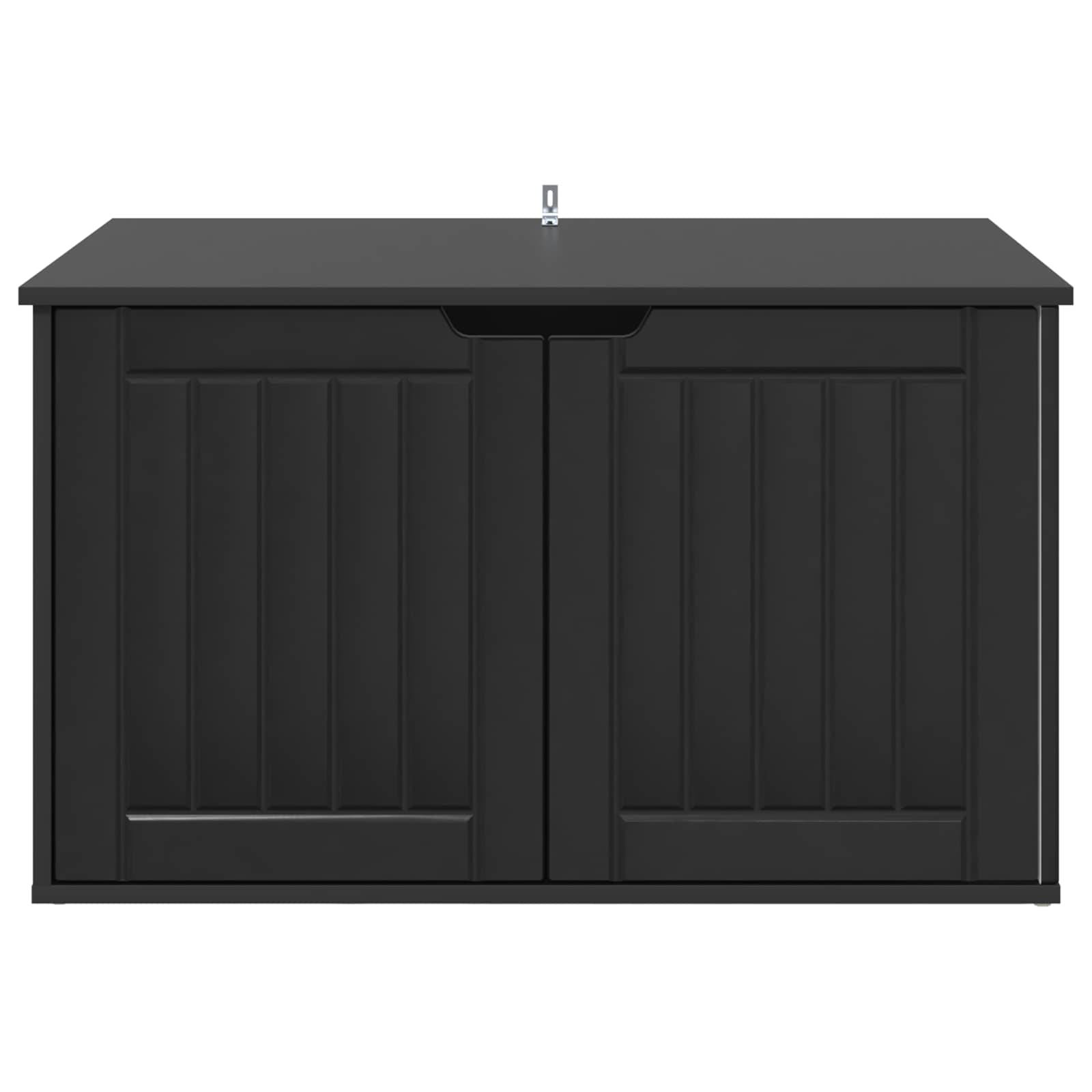 Vidaxl - Maison pour chat Noir 85 x 55 x 50,5 cm Bois d'ingénierie vidaXL 8000717 - Image 8
