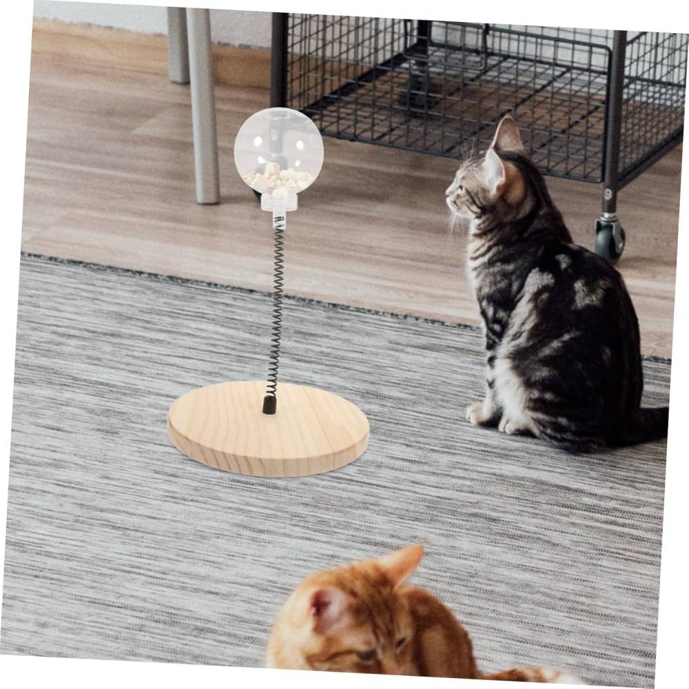 Balle interactive distributeur de friandises pour chat - Jeu autonome auto-stabilisant - Living123 - Image 4