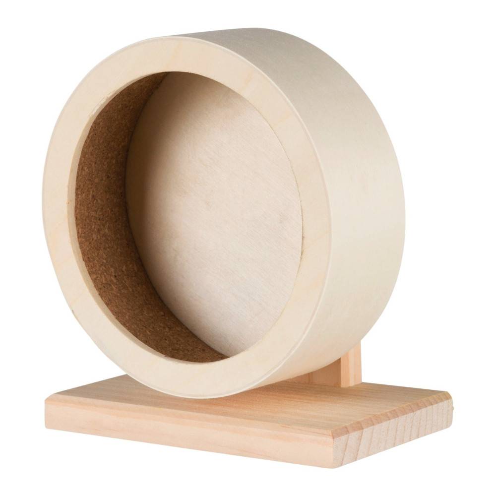 Roue d'exercice Bogie en bois 20 cm. pour rongeur. - Imagen 3
