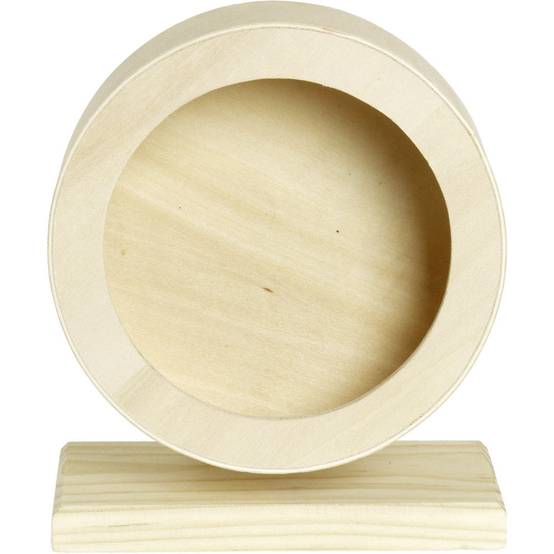 Roue d'exercice Bogie en bois 20 cm. pour rongeur. - Imagen 1