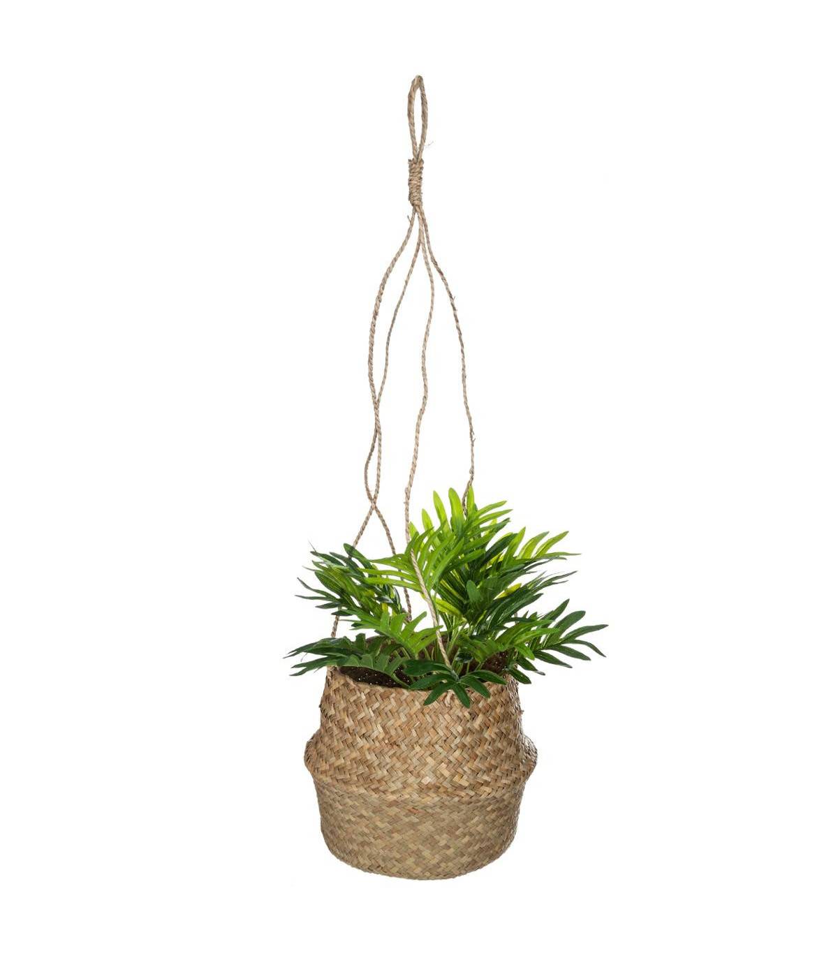 Pot à suspendre en Roseau D 18 cm - Image 3