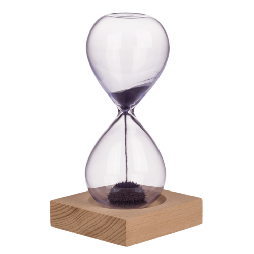 Sablier magnétique déco socle bois MAGNETICLAND - Imagen 2