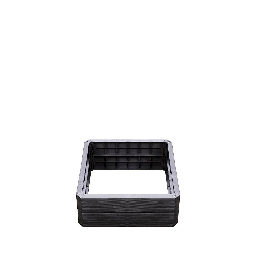 Graf - Carré potager Ergo Quadro L imitation bois 25 x 80 x 80 cm Graf - Imagen 1