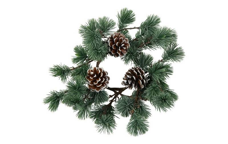 Couronne Pinus parviflora s gris vert-30,48x30,48x15,24CM