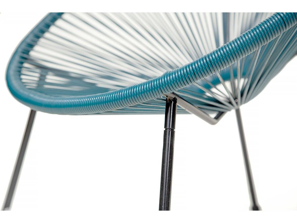 Lot De 2 Fauteuils De Jardin "ania" - Bleu Clair -habitat Et Jardin - Imagen 4