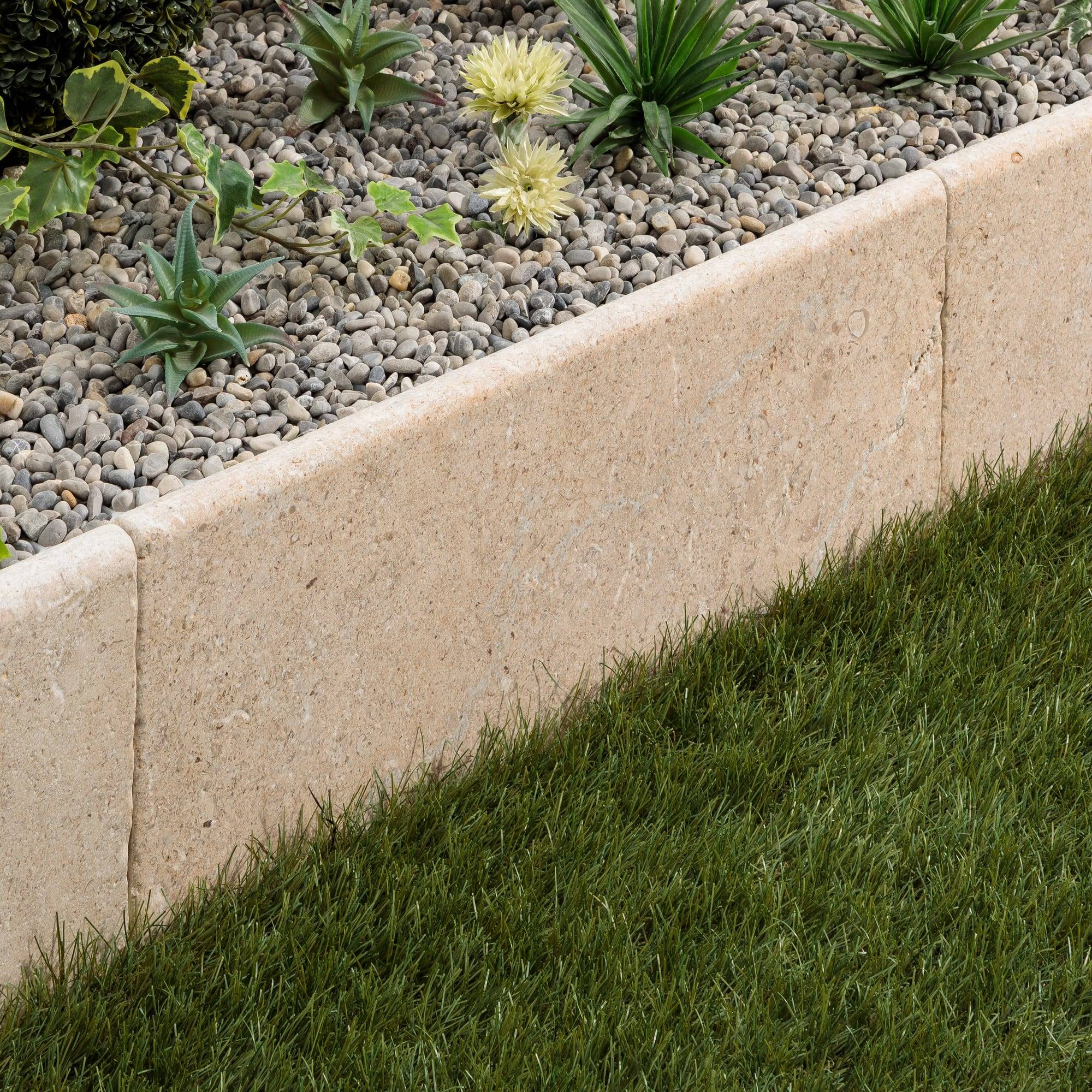 Bordure de jardin Pierre d'Egypte Bronze 60x30x3 cm (à l'unité) - RO'MA NATURE - Image 1