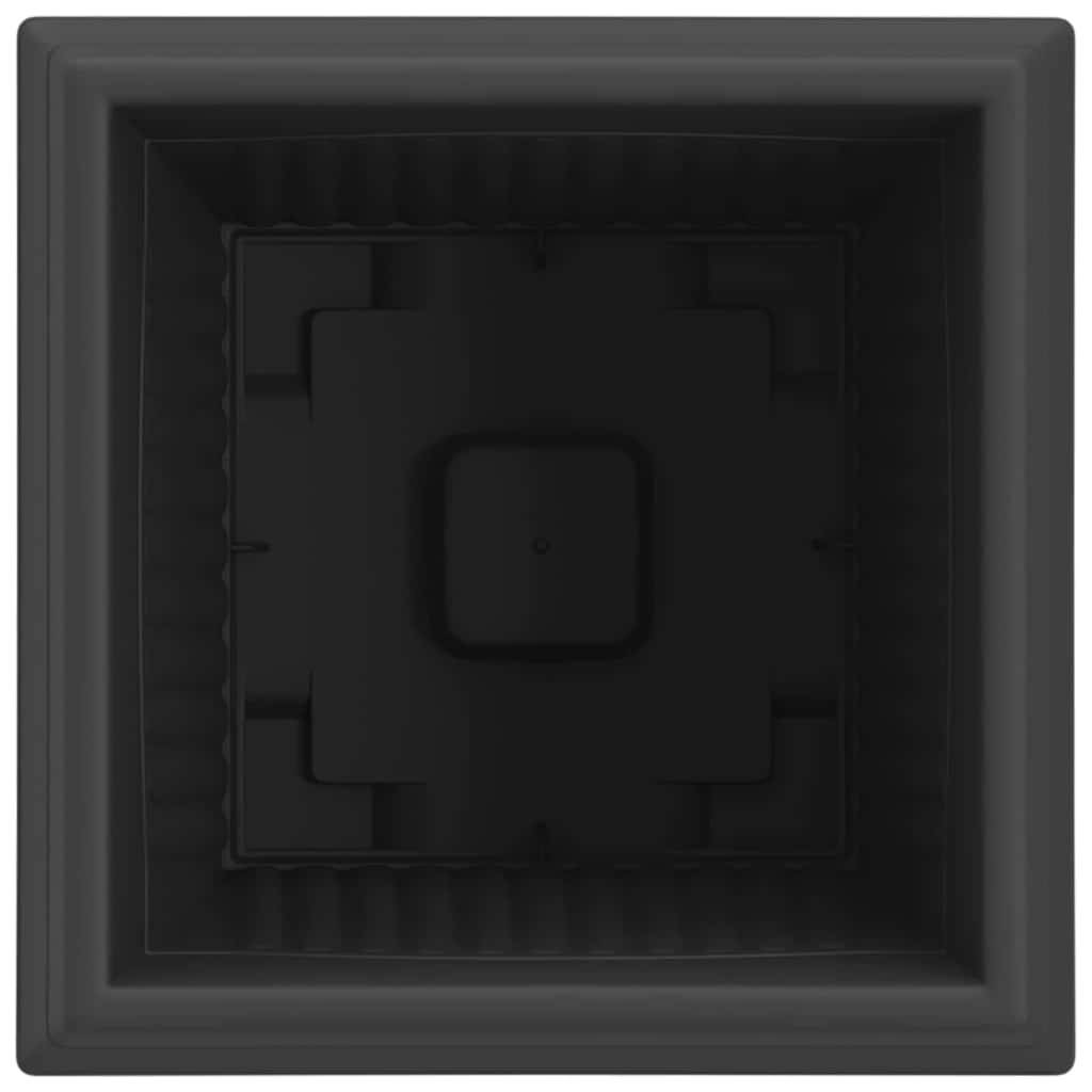 Pot de Fleurs Carré Plastique Noir 33 x 33 x 26 cm (Lot de 24) - PANGIVO - Image 7