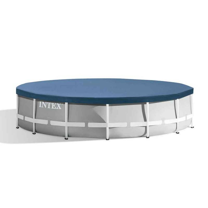 Bâche 4,57 m de diamètre pour piscine tubulaire ronde Intex - Imagen 1