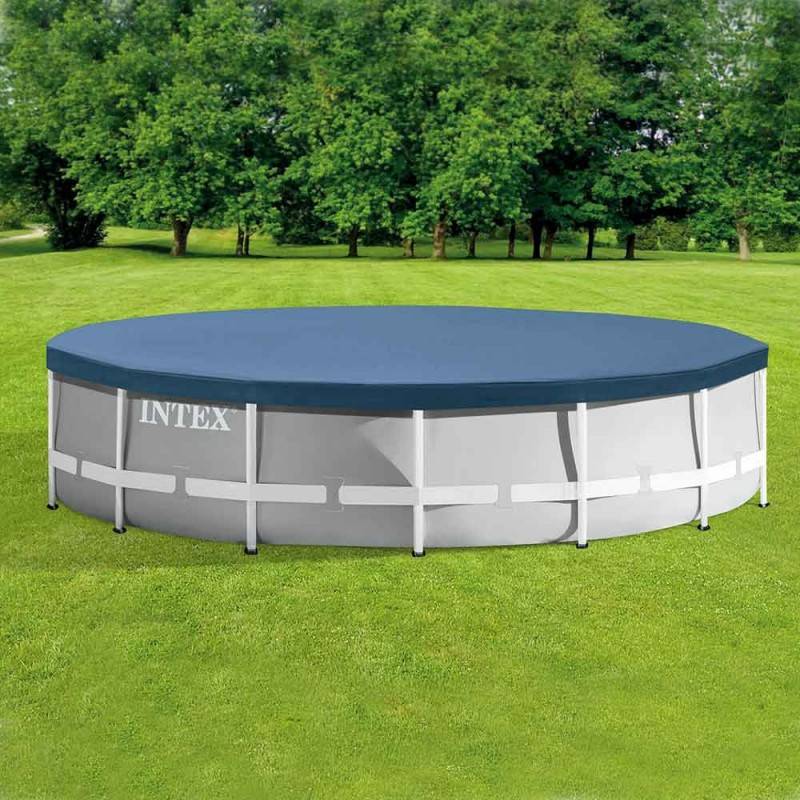 Bâche 4,57 m de diamètre pour piscine tubulaire ronde Intex - Imagen 2
