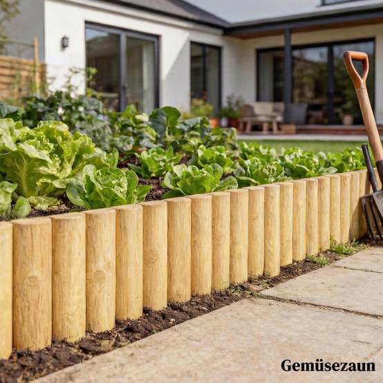 Clôture bordure de jardin en bois pour parterres séparation décorative 176x30cm - ComfortXL Outdoor Living - Image 8
