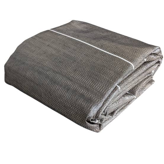 Toile de paillage tissée 130g m2 Vente au mètre Largeur 2,07m Anti-Mauvaises Herbe Coloris Marron Bache - Image 1