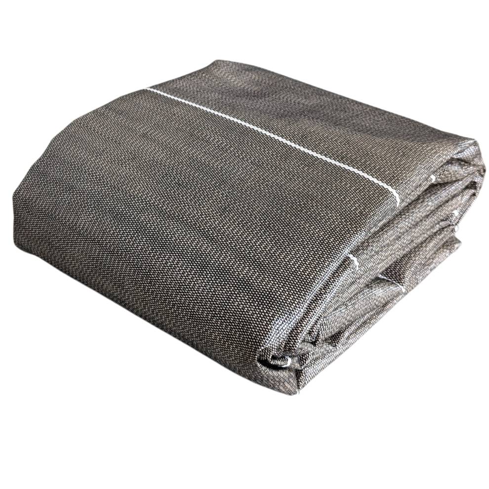 Toile de paillage tissée 130g m2 Vente au mètre Largeur 2,07m Anti-Mauvaises Herbe Coloris Marron Bache - Image 1