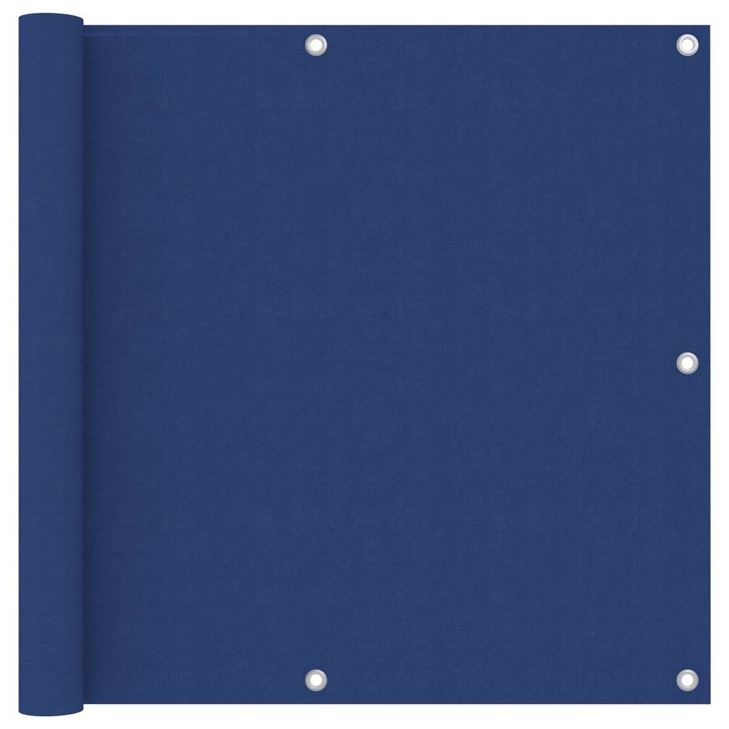 Helloshop26 - Écran de balcon brise pare vue protection confidentialité 90 x 300 cm tissu oxford bleu - Imagen 1