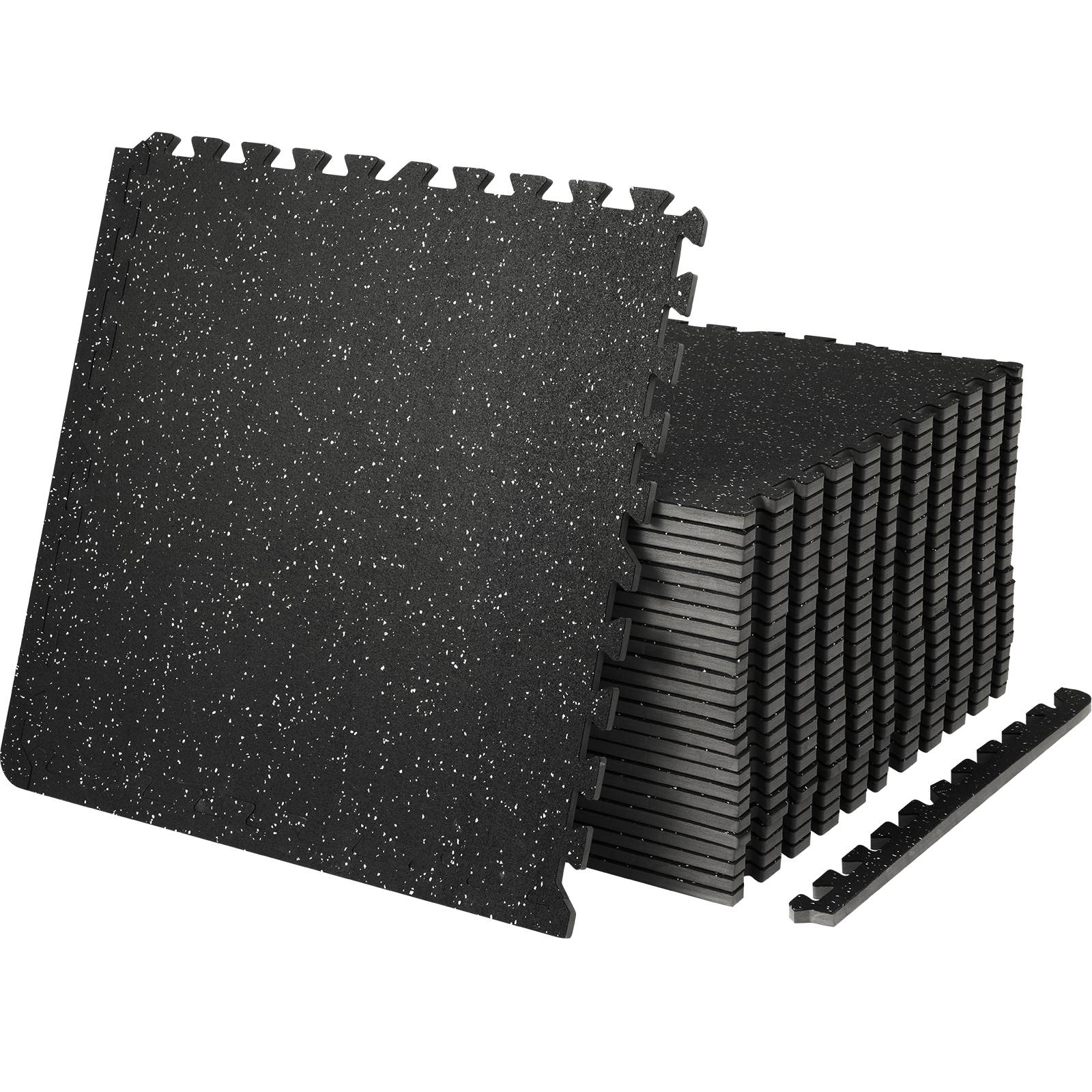 Vevor - VEVOR Tapis en Caoutchouc à Emboîtement 25 Pcs, Epaisseur 14 mm, 9,3 m², Réduction du Son. - Image 1