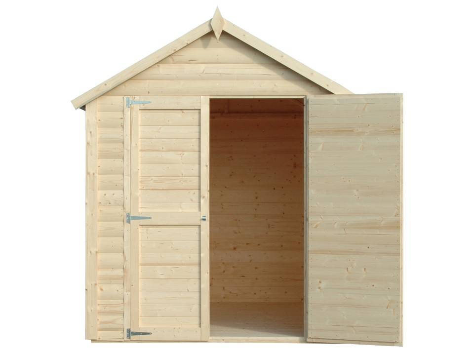 Abri de jardin bois TONGA - 181 x 239 cm - Cabane de jardin - Cabanon - Imagen 2