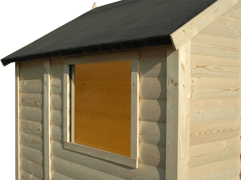 Abri de jardin bois TONGA - 181 x 239 cm - Cabane de jardin - Cabanon - Imagen 6