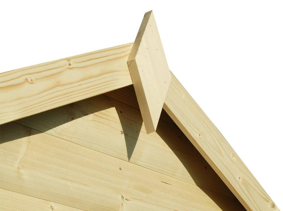 Abri de jardin bois TONGA - 181 x 239 cm - Cabane de jardin - Cabanon - Imagen 5
