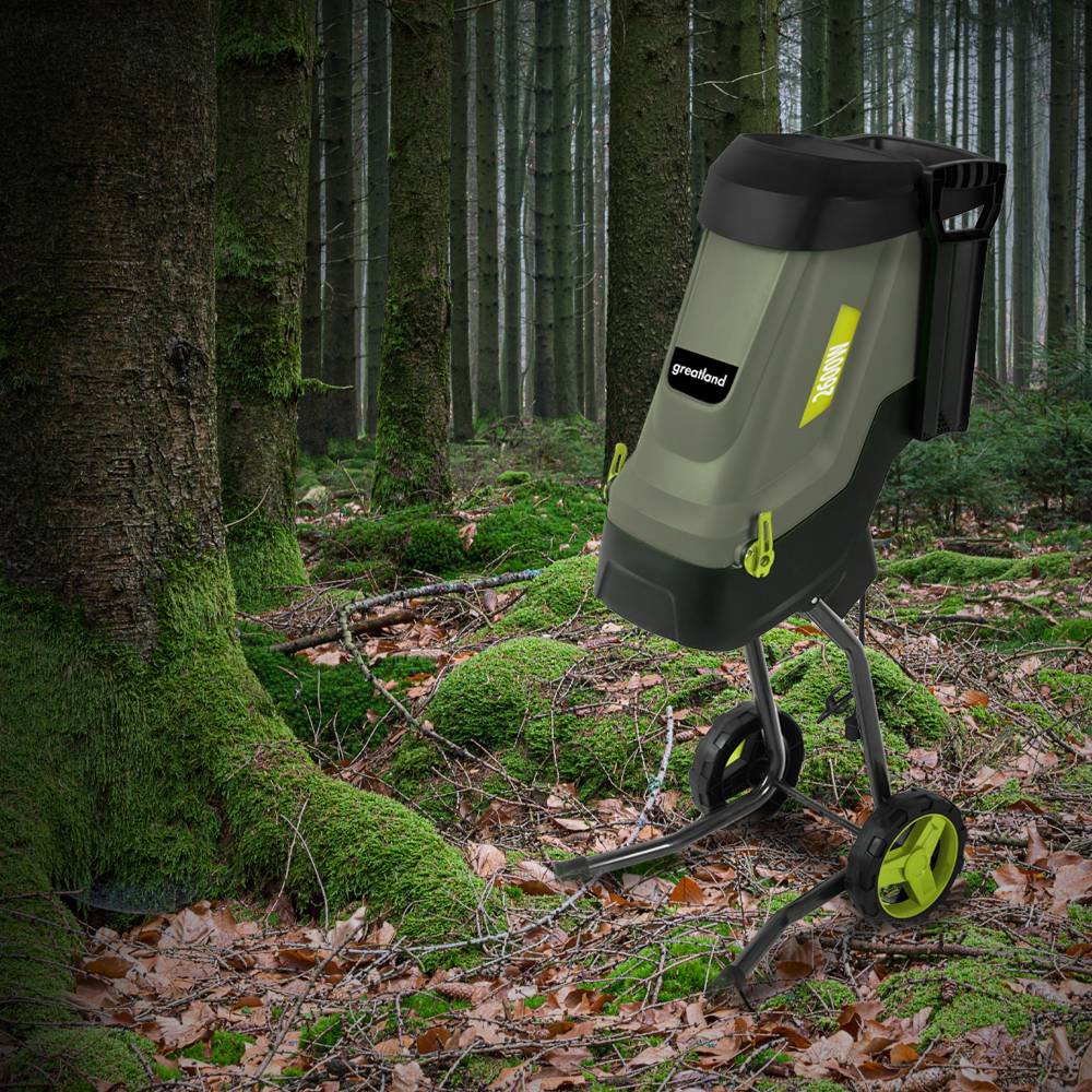 Greatland - Broyeur de végétaux électrique 2600W avec sac récupérateur de 45L - Image 5
