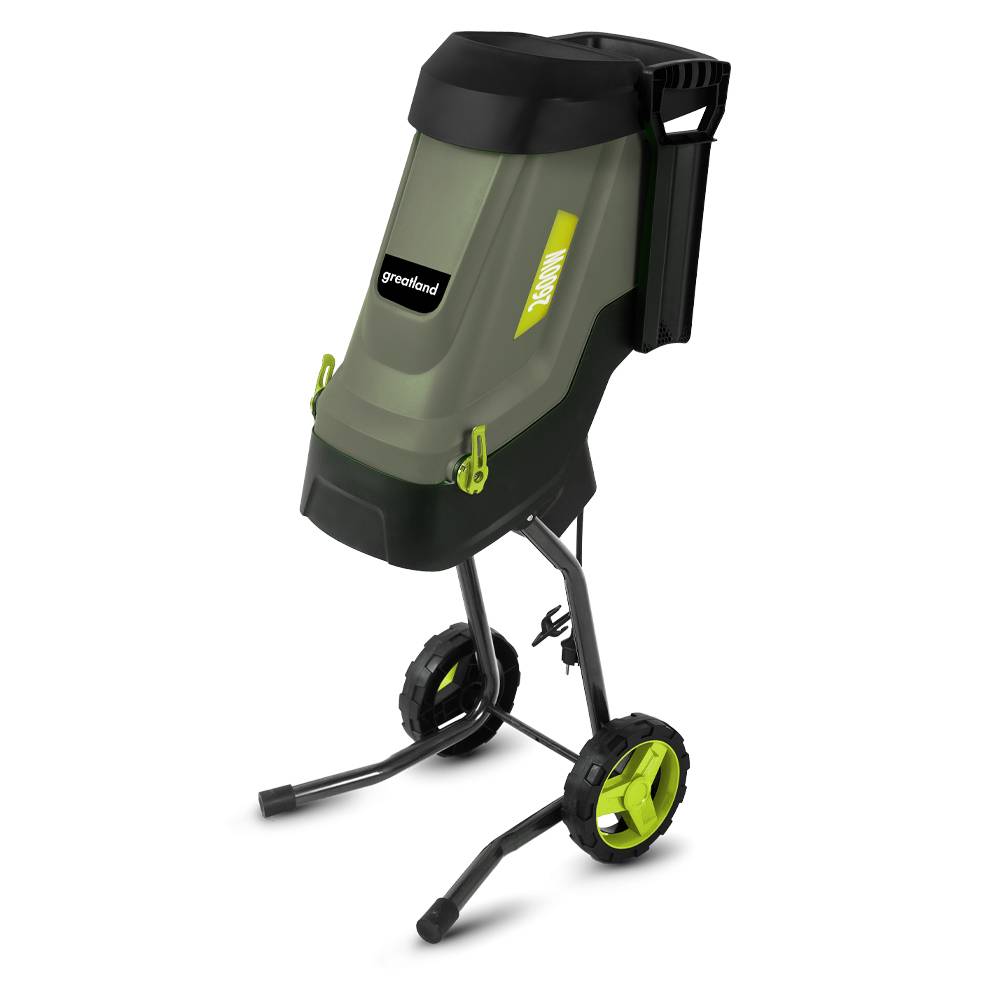 Greatland - Broyeur de végétaux électrique 2600W avec sac récupérateur de 45L - Image 1