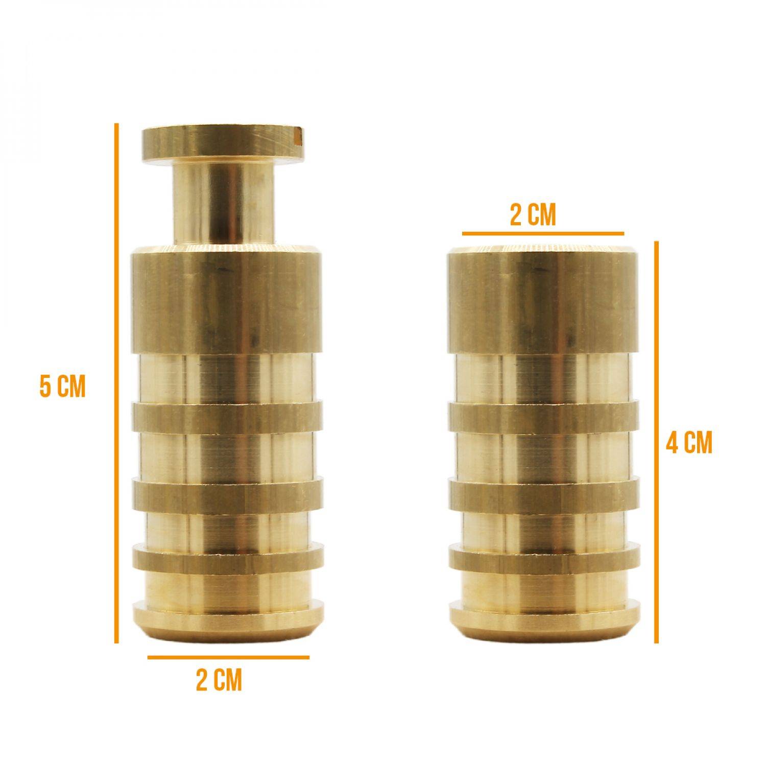 Linxor - Lot de 20 pitons escamotables en laiton - Diam 20 mm - Linxor - Imagen 2