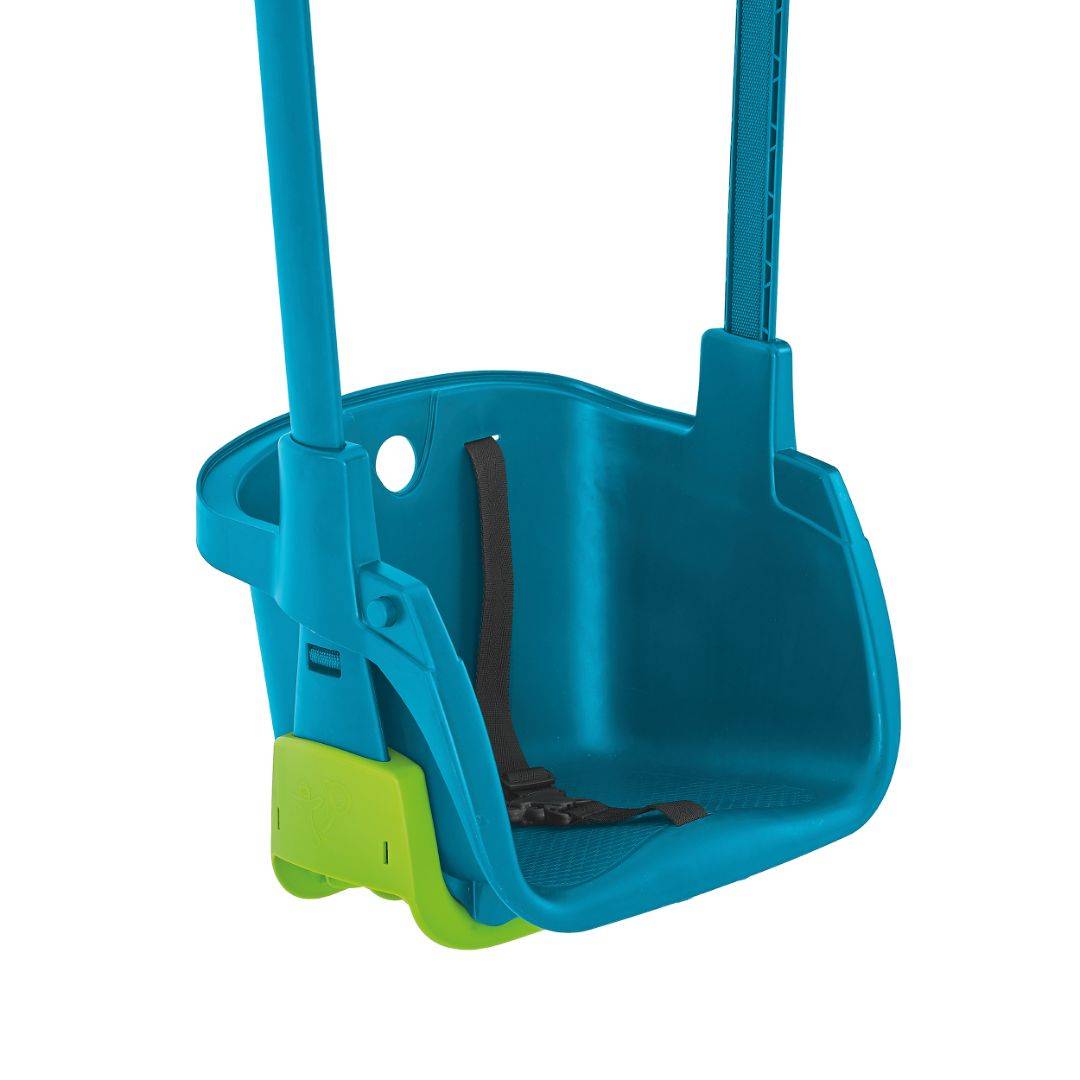 TP Toys – Siège De Balançoire Traditionnelle à Corde – Fixation Rapide – Ergonomique – Dès 3 Ans – Vert